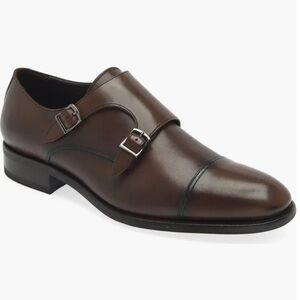 JUST IN: To Boot New York Hammill Cap Toe Double Monk Strap Shoe, Size 12US